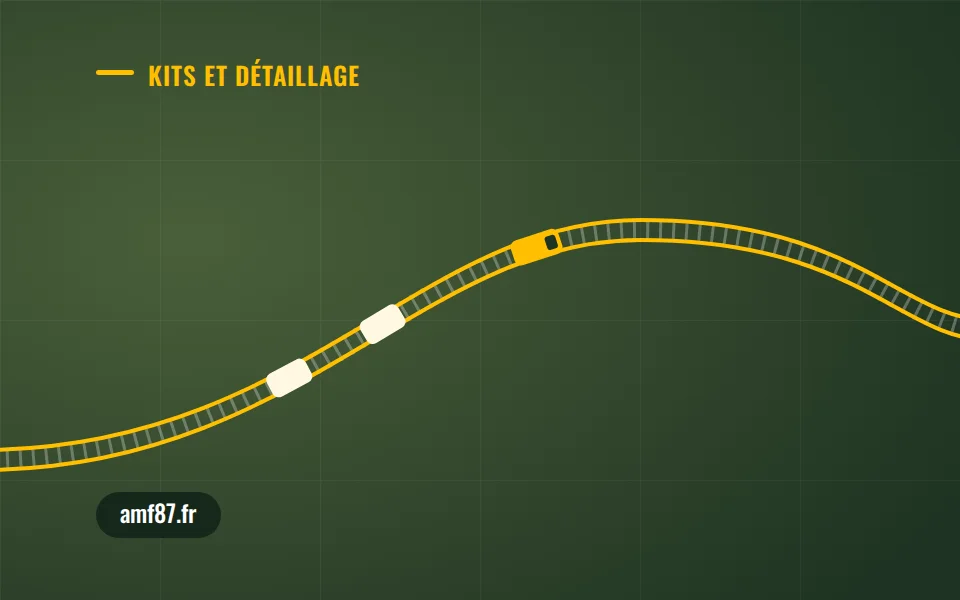 AMF87 : Kits métal, pièces de détaillage et décalcomanies