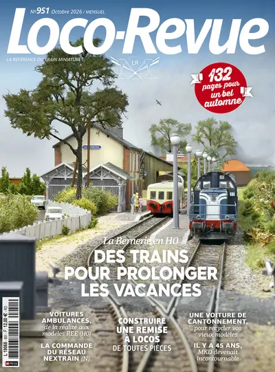 Couverture du numéro 951 de Loco-Revue, octobre 2026