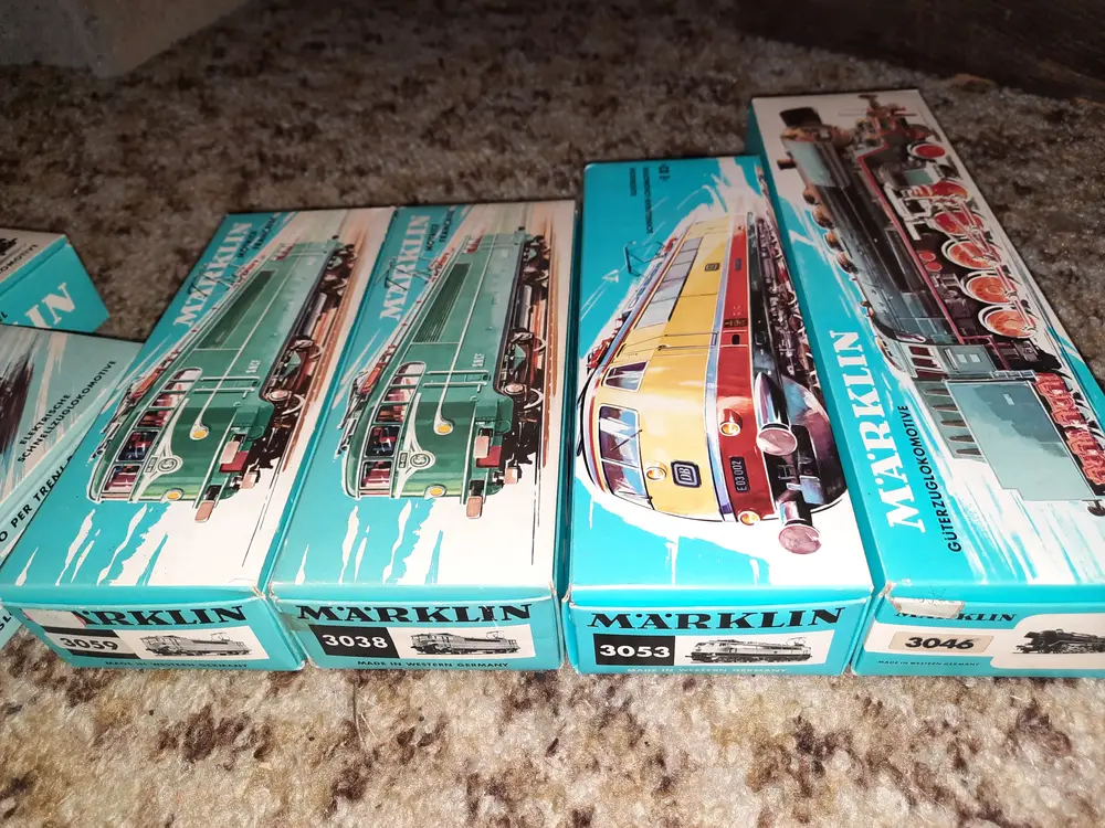 Locomotives Märklin HO références 3059, 3038, 3053 et 3046