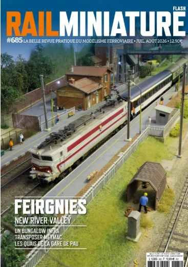 Couverture du numéro 685 de Rail Miniature Flash, juillet et août 2026