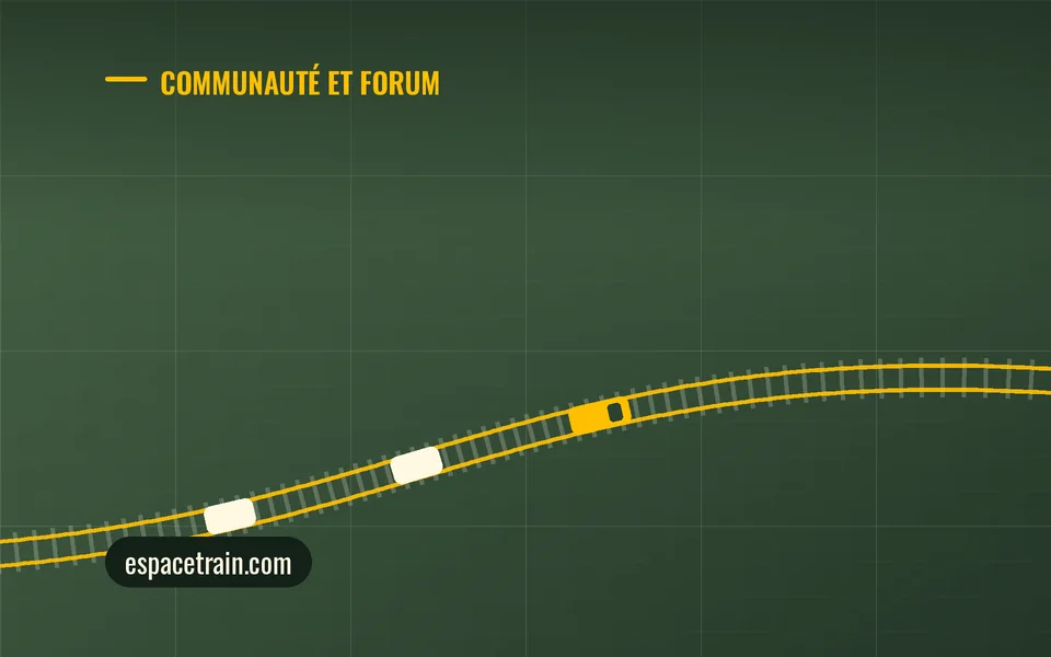 Visuel du site EspaceTrain, communauté et forum