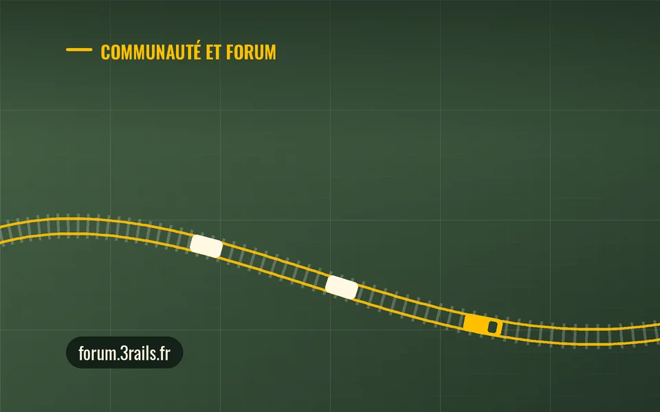 Visuel du site Forum 3Rails, communauté et forum